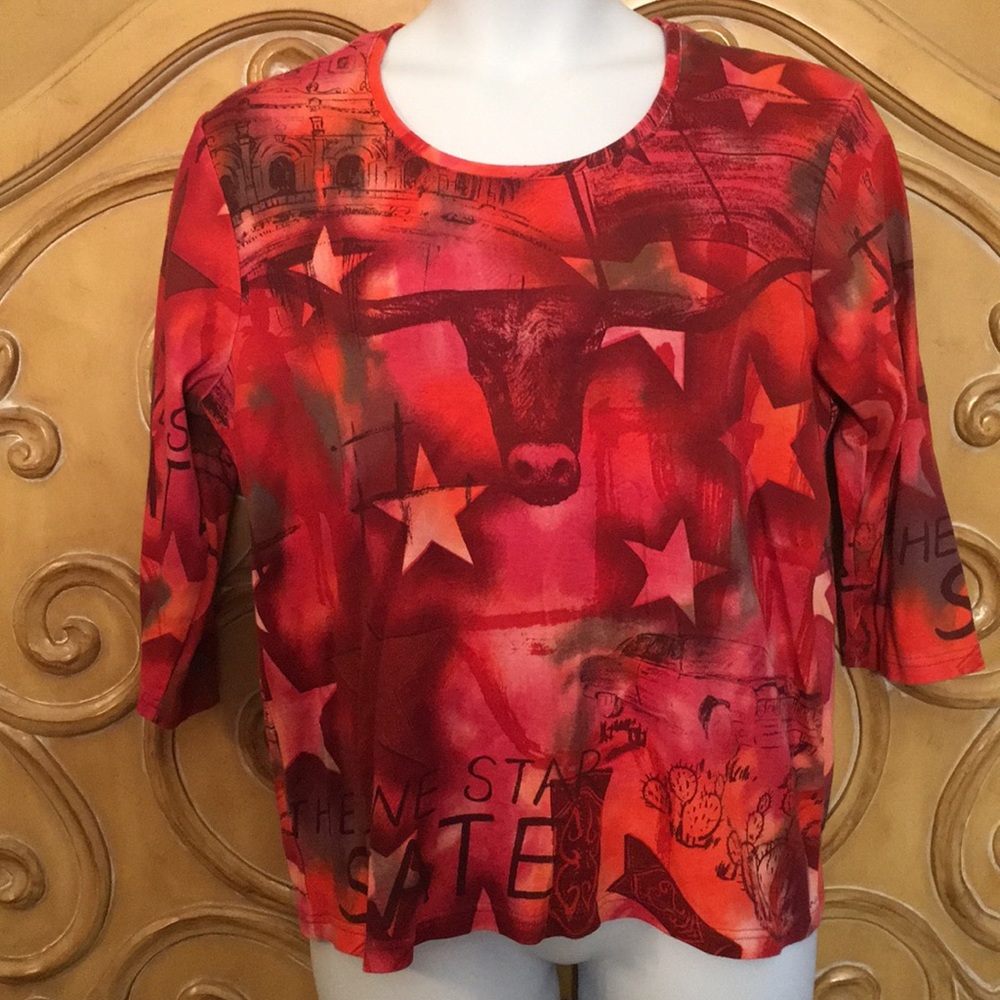 Gloria Vanderbilt Texas Tee